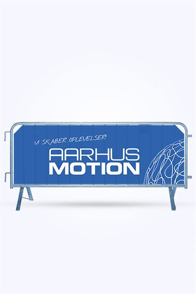 Banner til cykelhegn i størrelse 240x82 cm