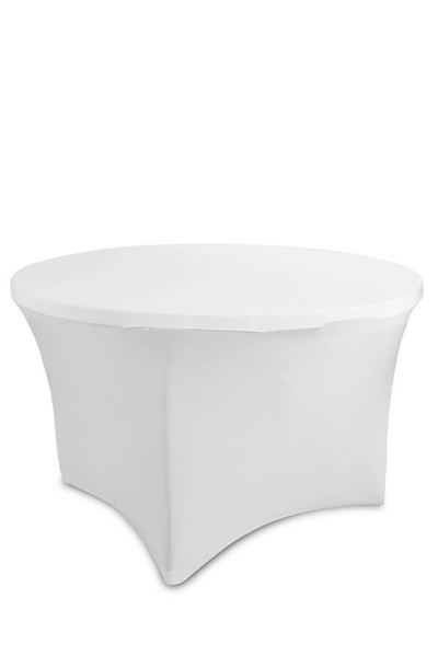 Borddug til Klapbord Ø122 cm - Hvid