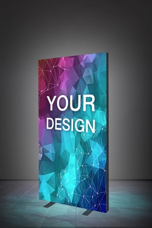 Display LED Lightbox Connect Black 100x200 cm