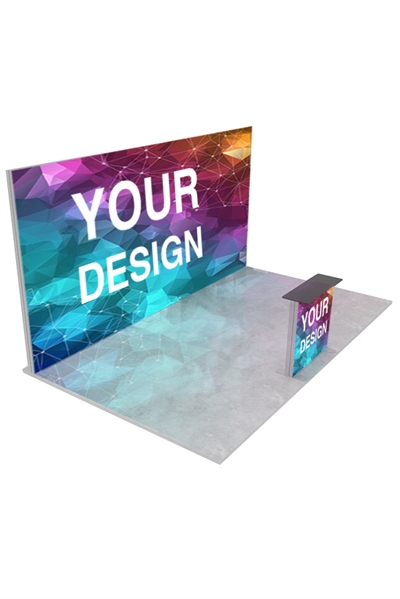Messestand 5x3 m. LED Lightbox Build