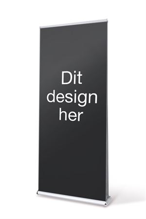 RollUp - Roll-Up banner Premium dobbeltsidet 85x200 cm - Dit design