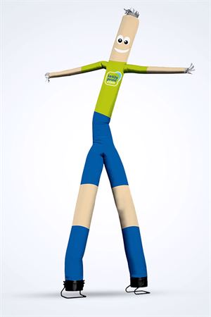8 m høj Sky Dancer med to ben - fra LetUsPrint-com