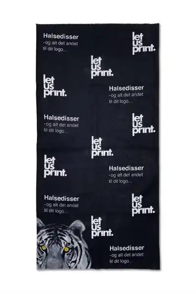 Halsedisse med logo - tryk i eget design - vareprøve