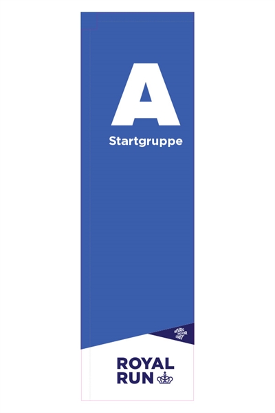 Beachflag firkantet (kun flag)