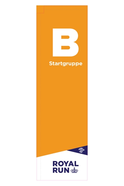 Beachflag firkantet (kun flag)