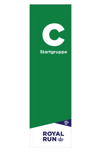 Beachflag firkantet (kun flag)