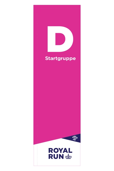 Beachflag firkantet (kun flag)