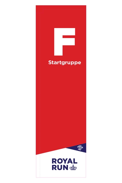 Beachflag firkantet (kun flag)