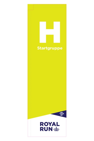 Beachflag firkantet (kun flag)