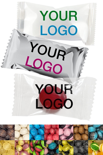 Bolsjer med logo - Flow