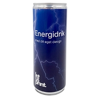 Energidrik med logo