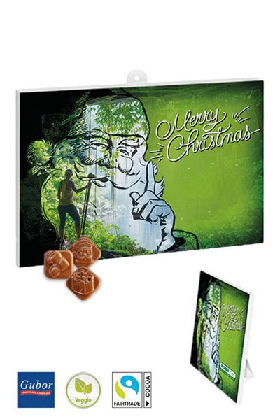 Chokolade julekalender med logo - BUSINESS