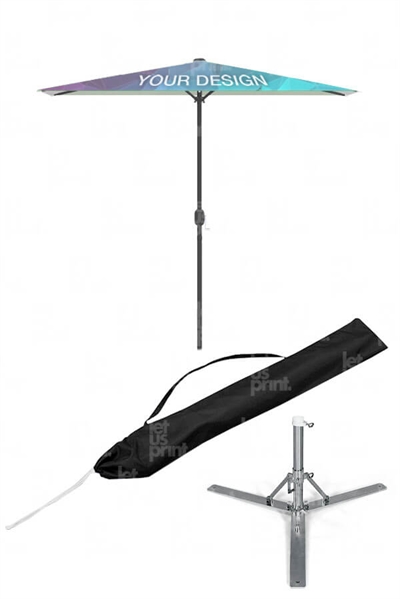 Parasol med hejs - Rektangulær -