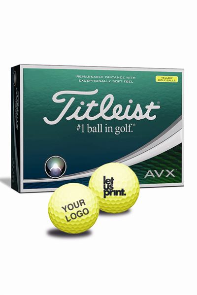 Golfbold med logo - Titleist AVX -