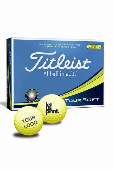 Golfbold med logo - Titleist Tour Soft -