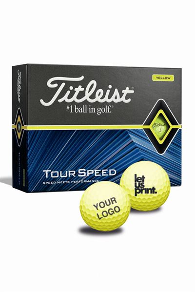 Golfbold med logo - Titleist Tour Speed -