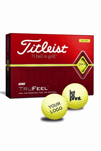 Golfbold med logo - Titleist TruFeel -