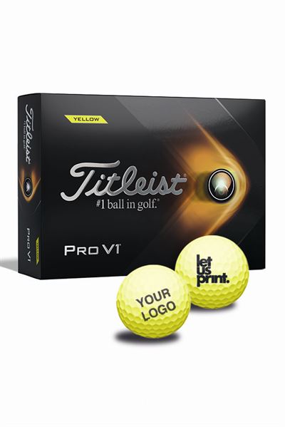 Golfbold med logo - Titleist Pro V1 -