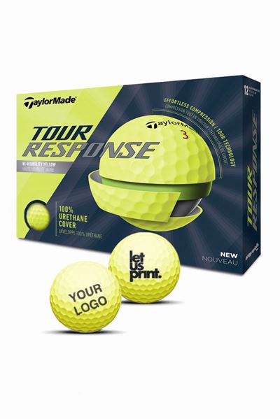 Golfbold med logo - TaylorMade Tour Responce -