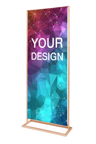 Wood Display 85 x 200 cm.